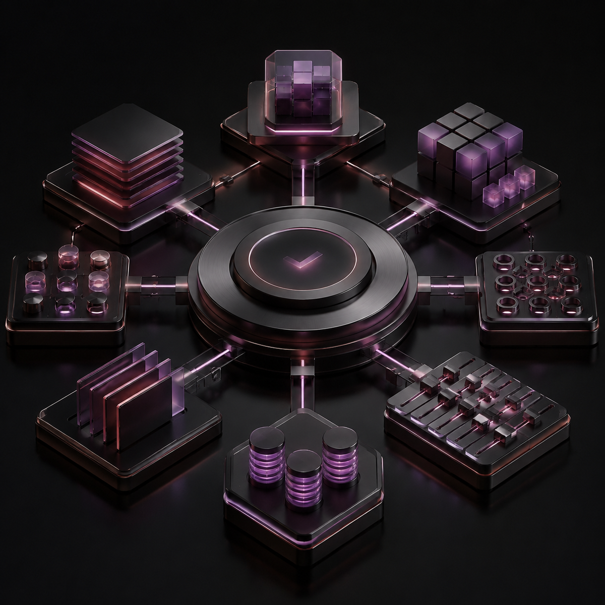 Connected operations playbook system with structured workflow modules