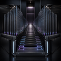 Organized SOP library with illuminated procedural archive panels